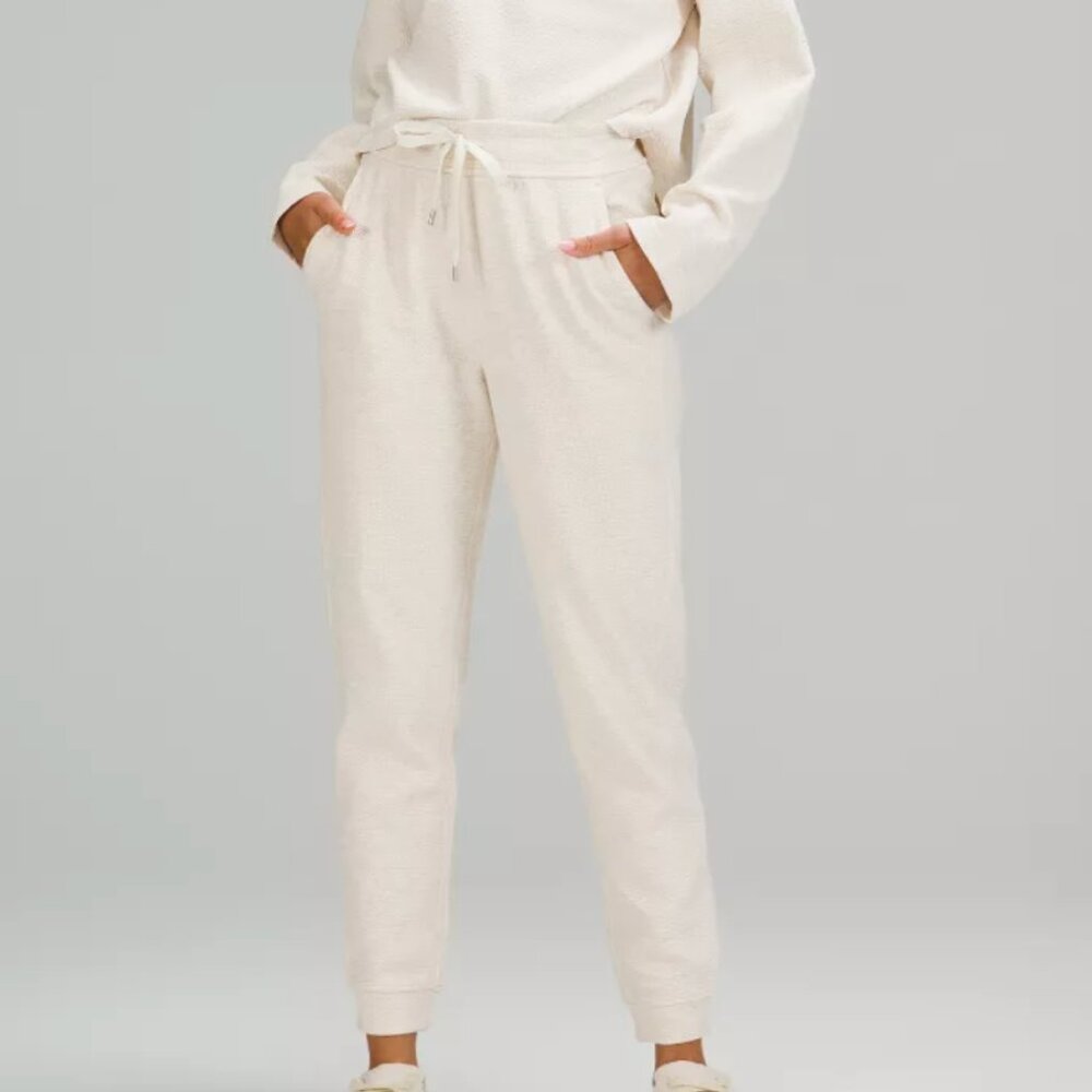 Ribbed High-Rise Jogger 7/8 Length